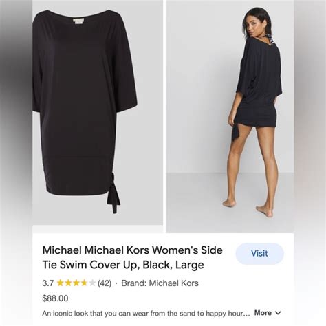 michael kors side tie cover up|Michael Kors womens Classic Side Tie Cover.